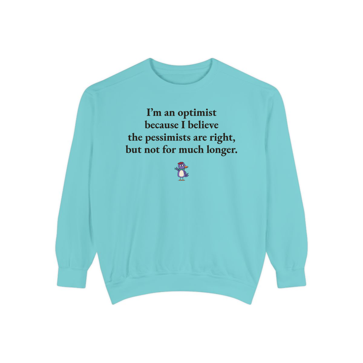 Comfort Colors sweatshirt, Chalky Mint