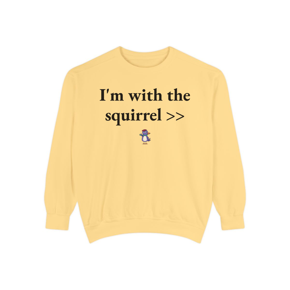 Comfort Colors sweatshirt, Butter