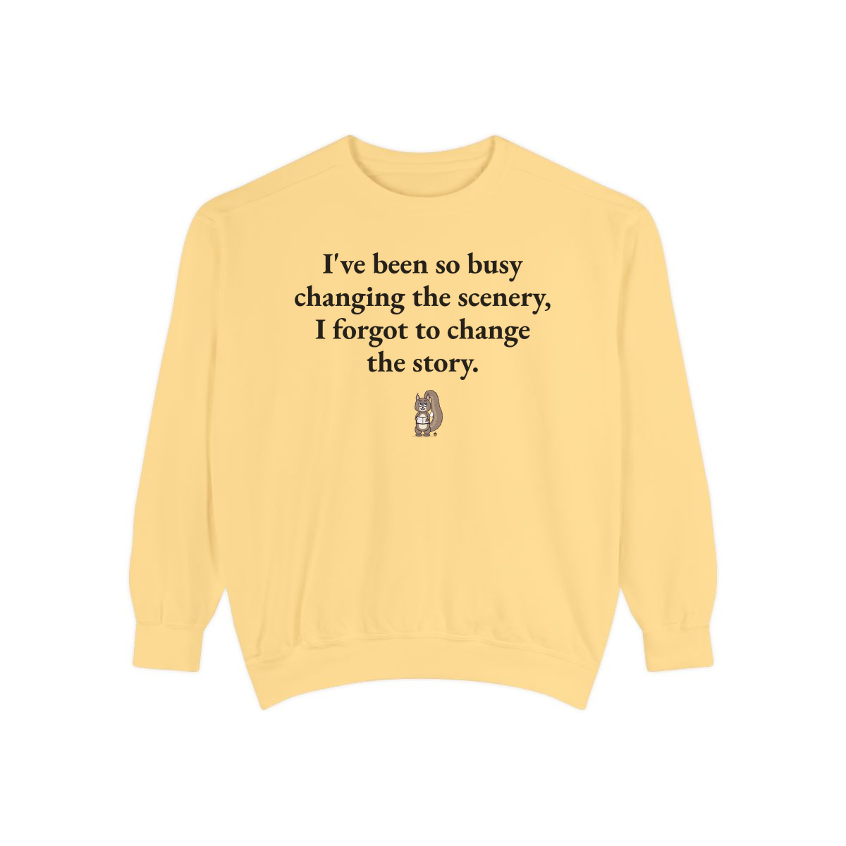 Comfort Colors sweatshirt, Butter