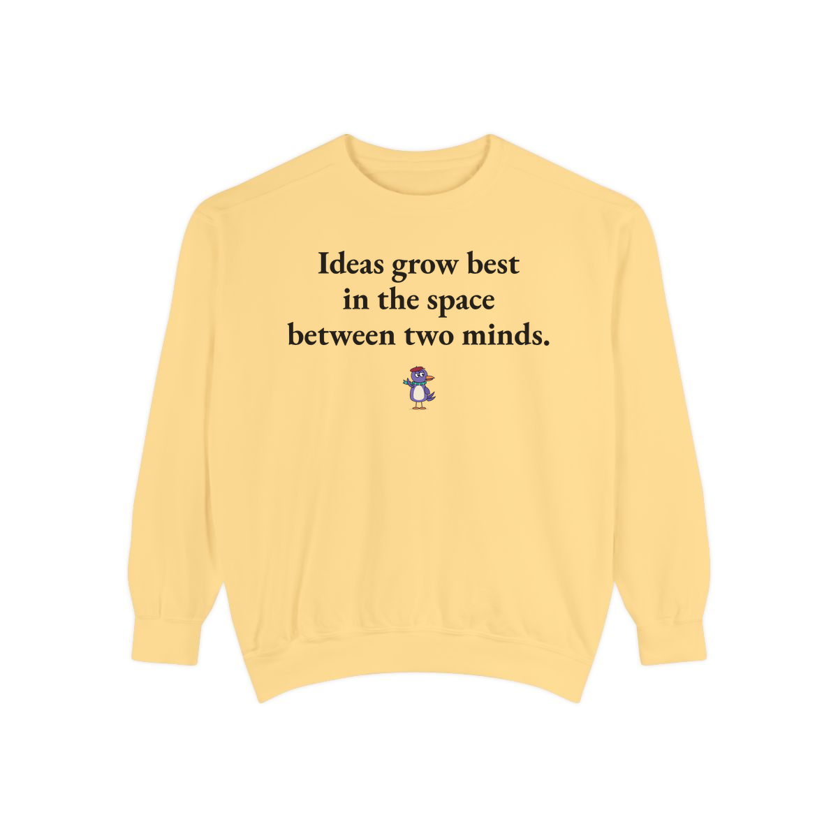 Comfort Colors sweatshirt, Butter