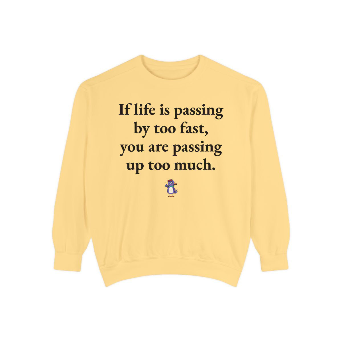 Comfort Colors sweatshirt, Butter