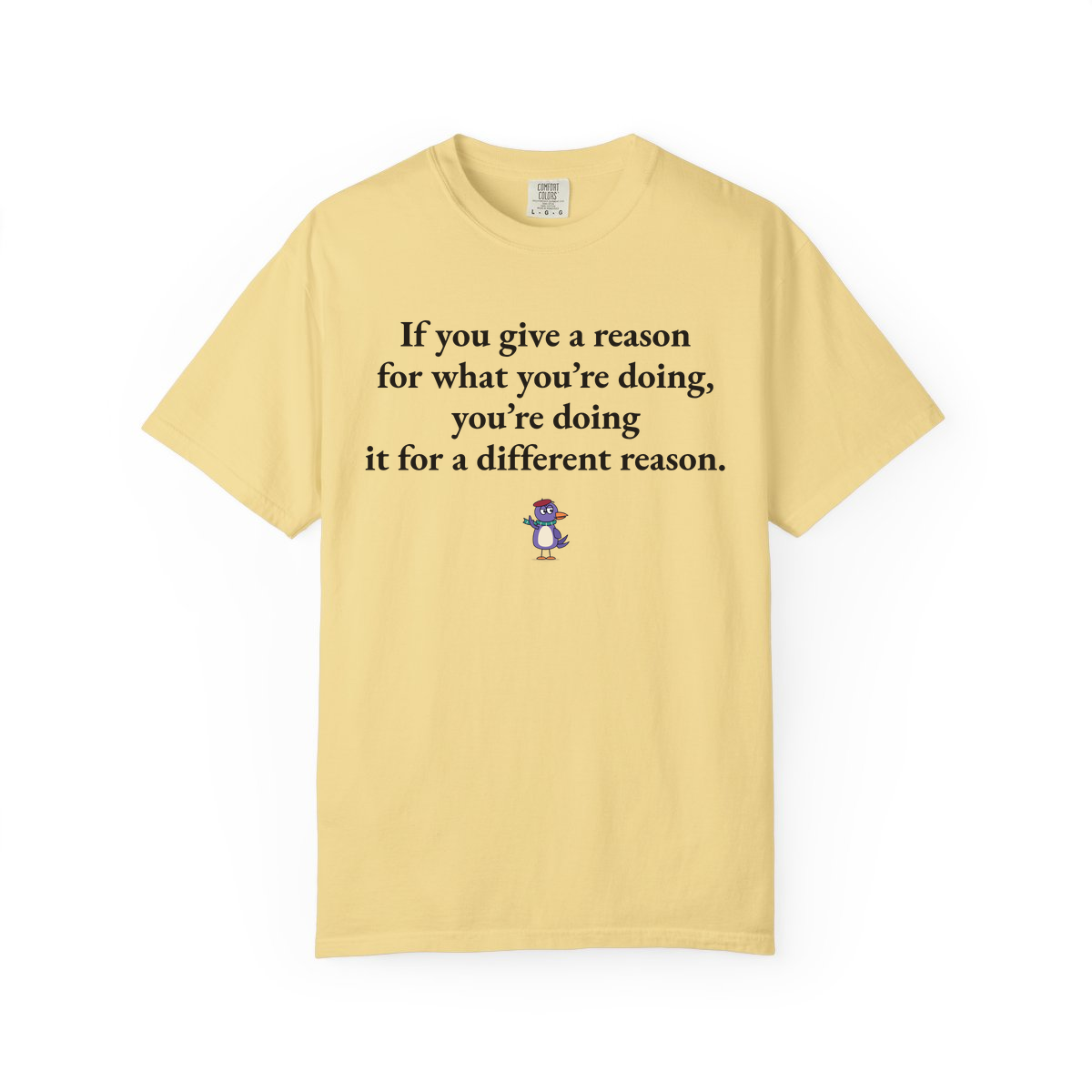 Comfort Colors tee, Butter