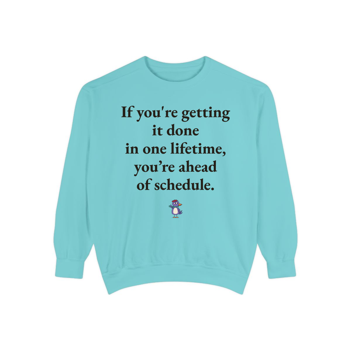 Comfort Colors sweatshirt, Chalky Mint