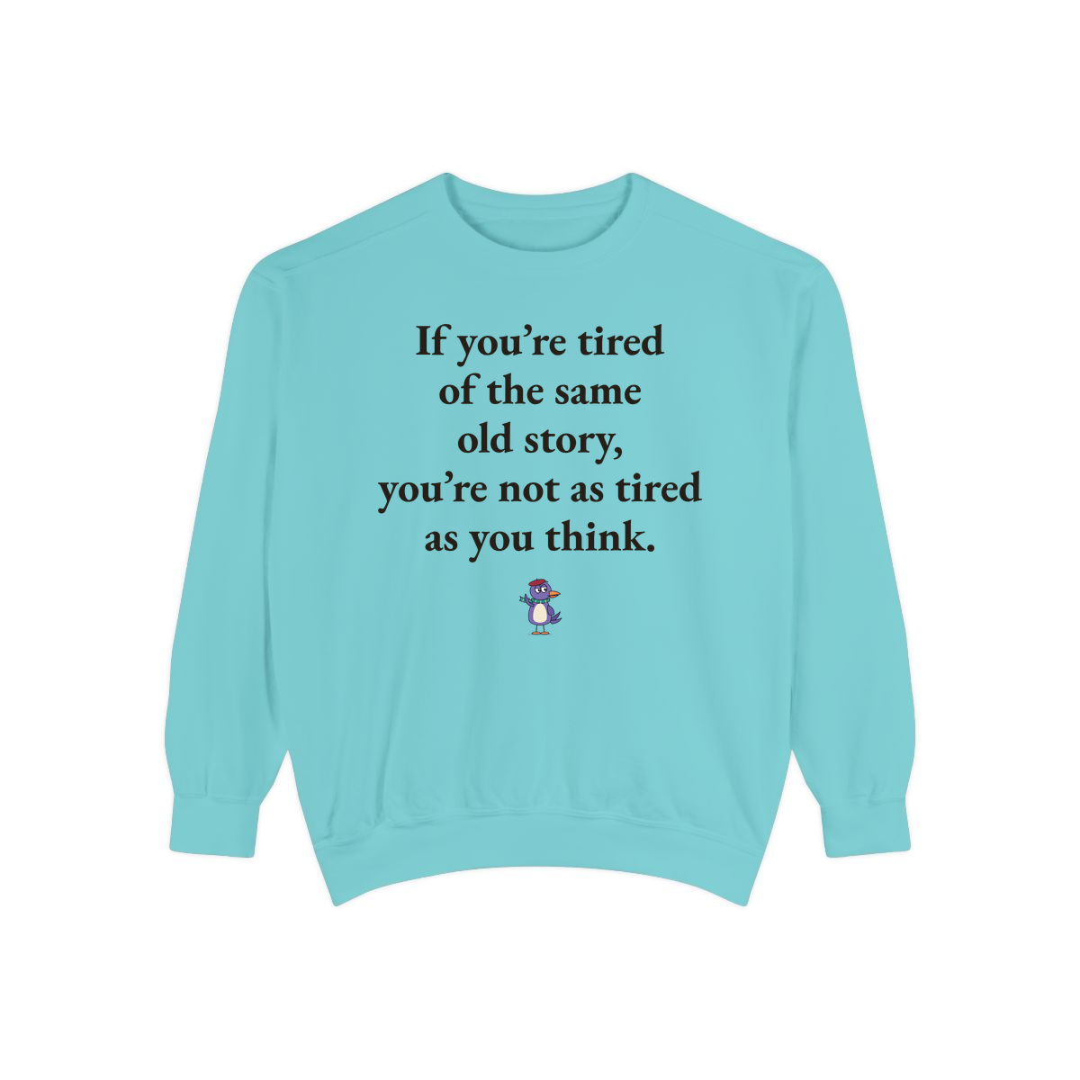Comfort Colors sweatshirt, Chalky Mint