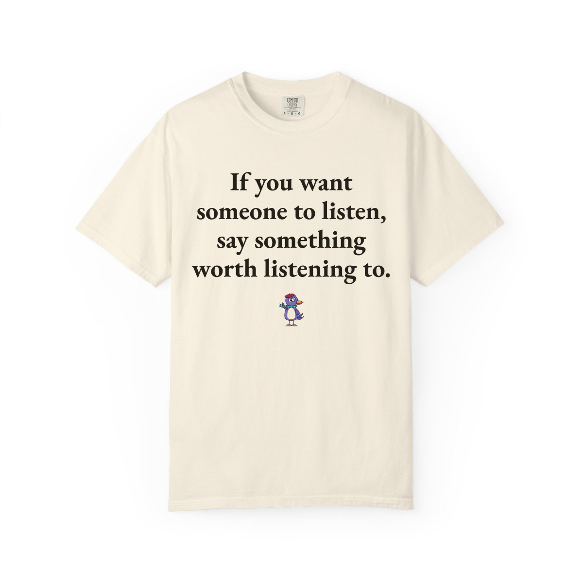 Comfort Colors tee, Ivory