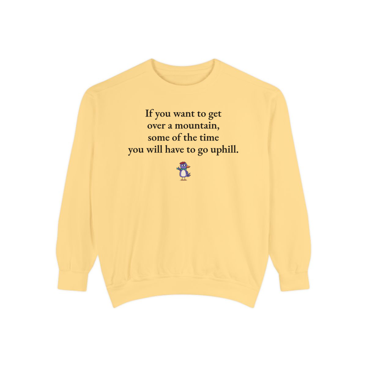 Comfort Colors sweatshirt, Butter