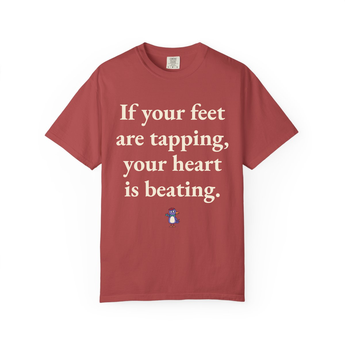 Comfort Colors tee, Crimson