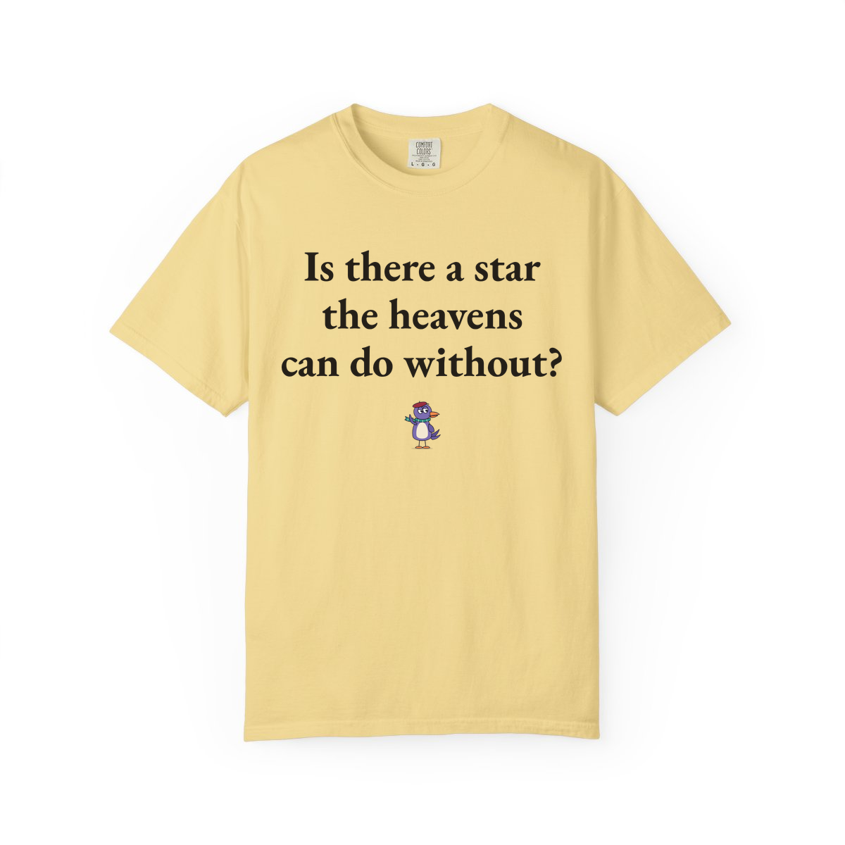 Comfort Colors tee, Butter