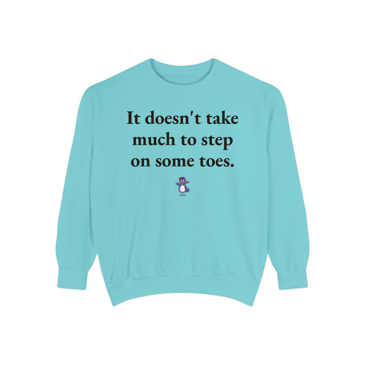 Comfort Colors sweatshirt, Chalky Mint