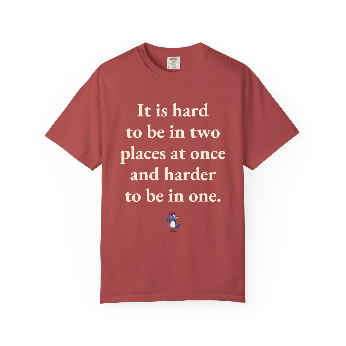 Comfort Colors tee, Crimson