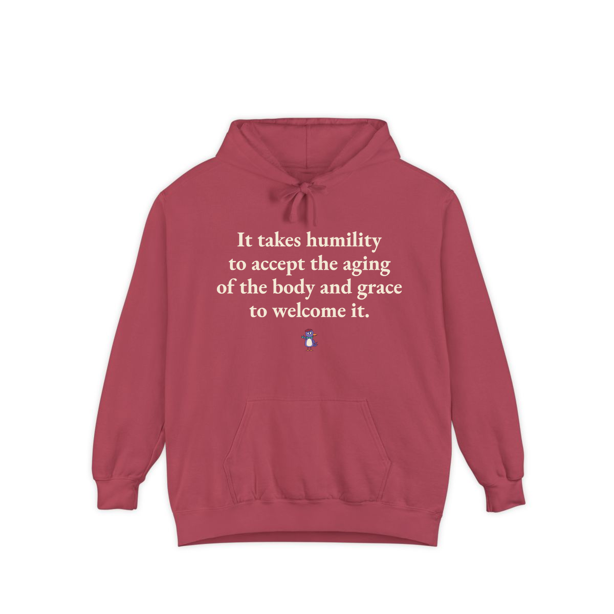 Comfort Colors hoodie, Crimson