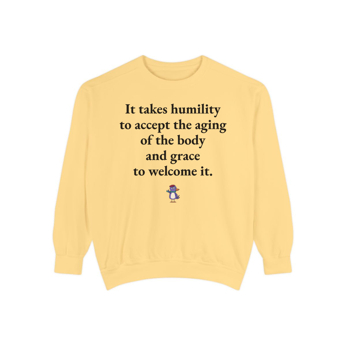 Comfort Colors sweatshirt, Butter