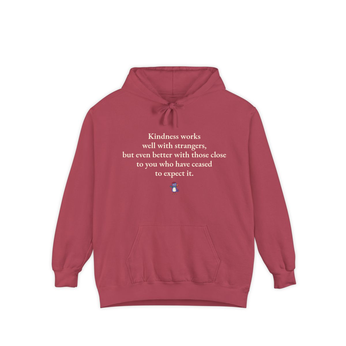 Comfort Colors hoodie, Crimson