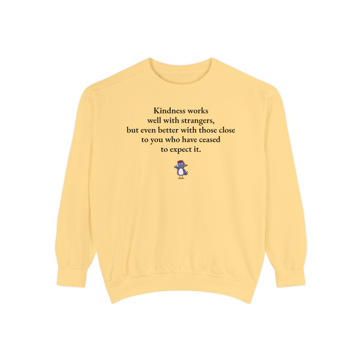 Comfort Colors sweatshirt, Butter