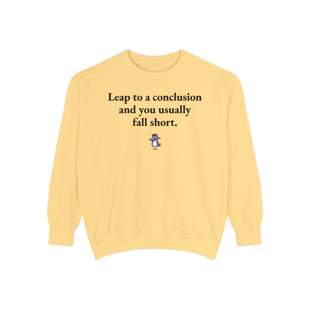 Comfort Colors sweatshirt, Butter