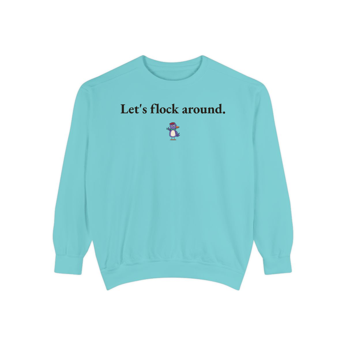 Comfort Colors sweatshirt, Chalky Mint