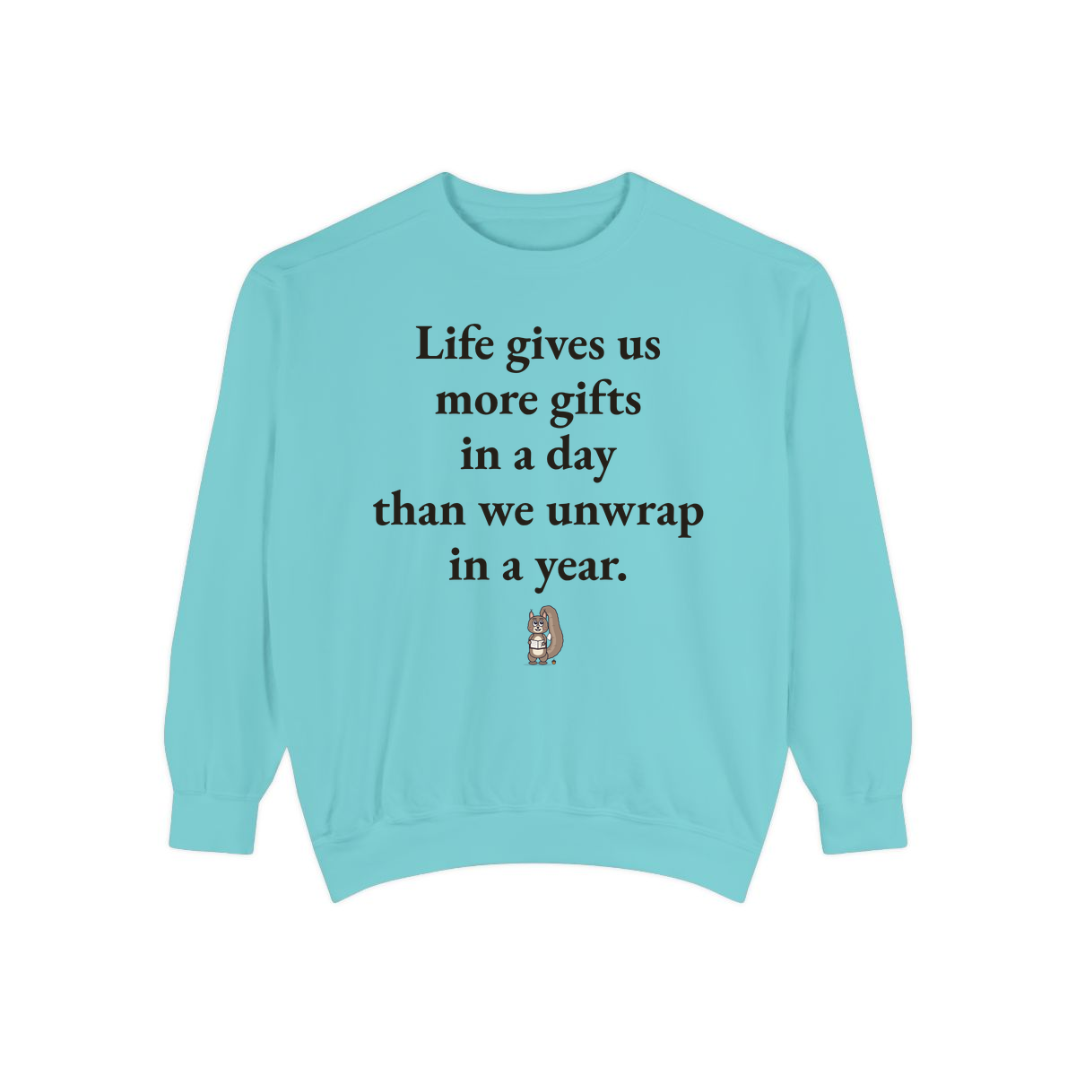 Comfort Colors sweatshirt, Chalky Mint