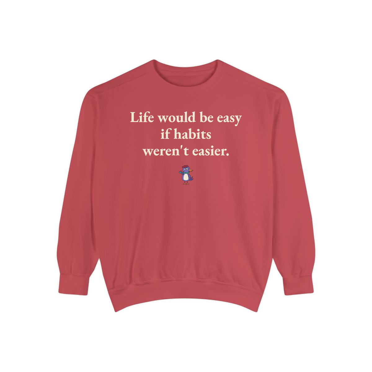 Comfort Colors sweatshirt, Crimson