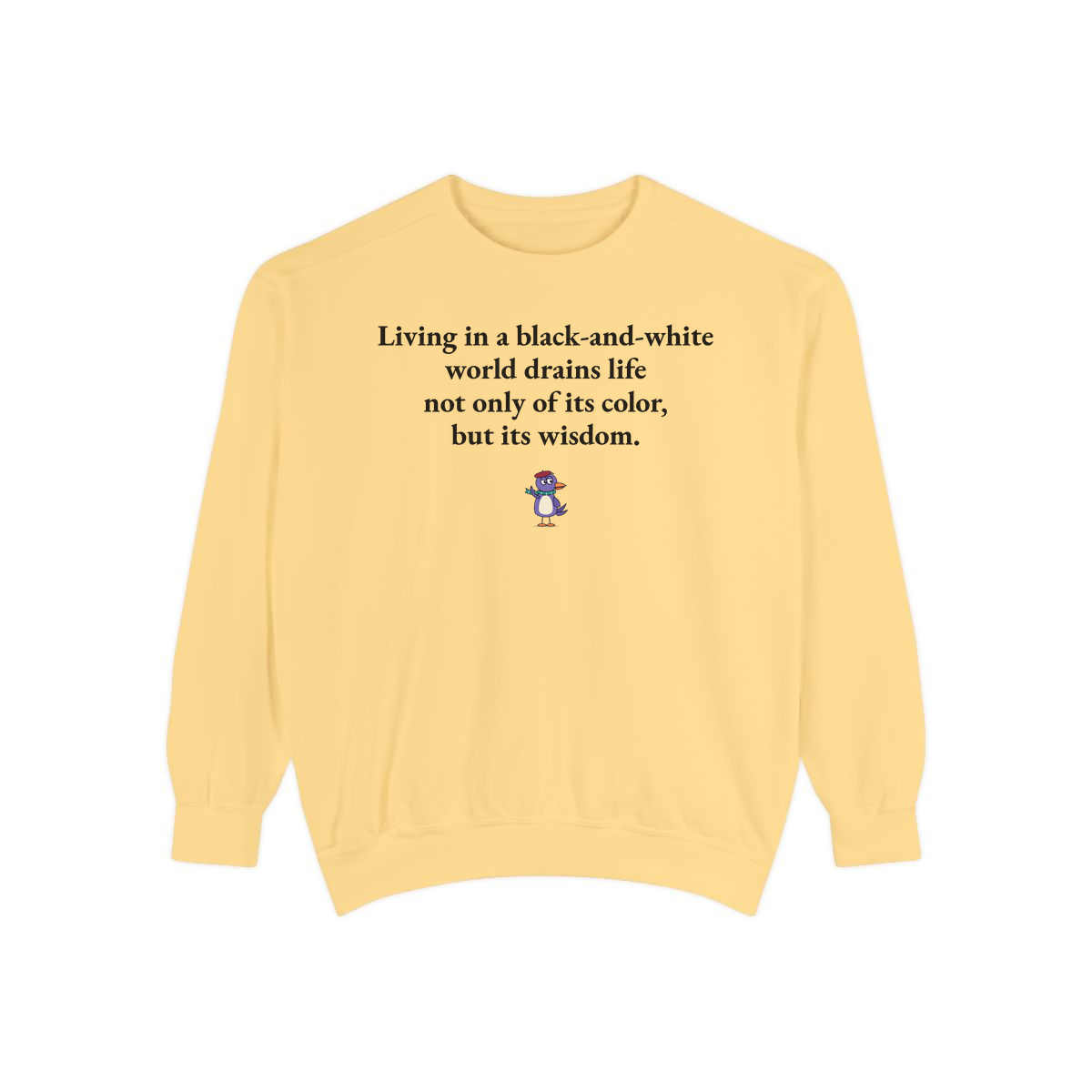 Comfort Colors sweatshirt, Butter