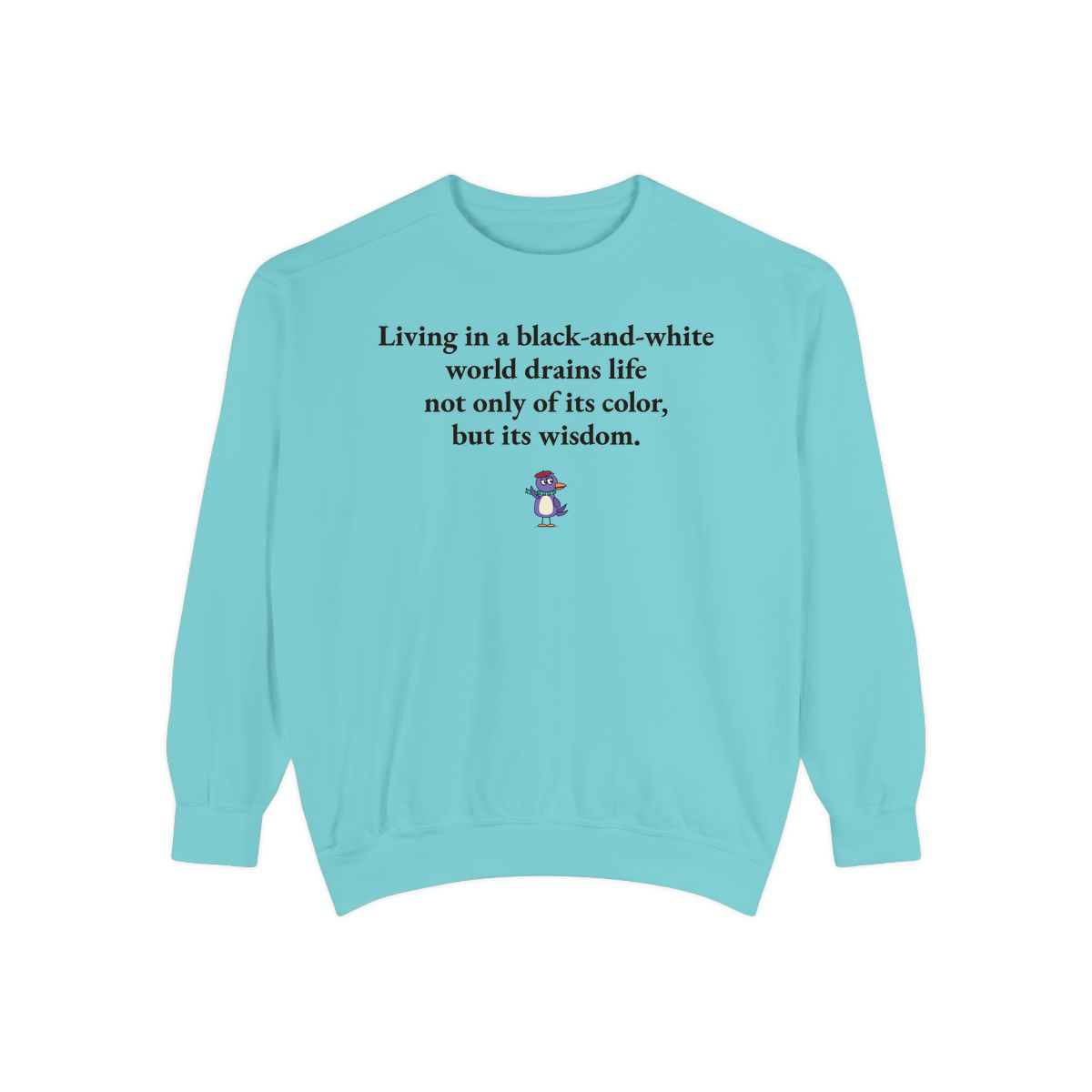 Comfort Colors sweatshirt, Chalky Mint
