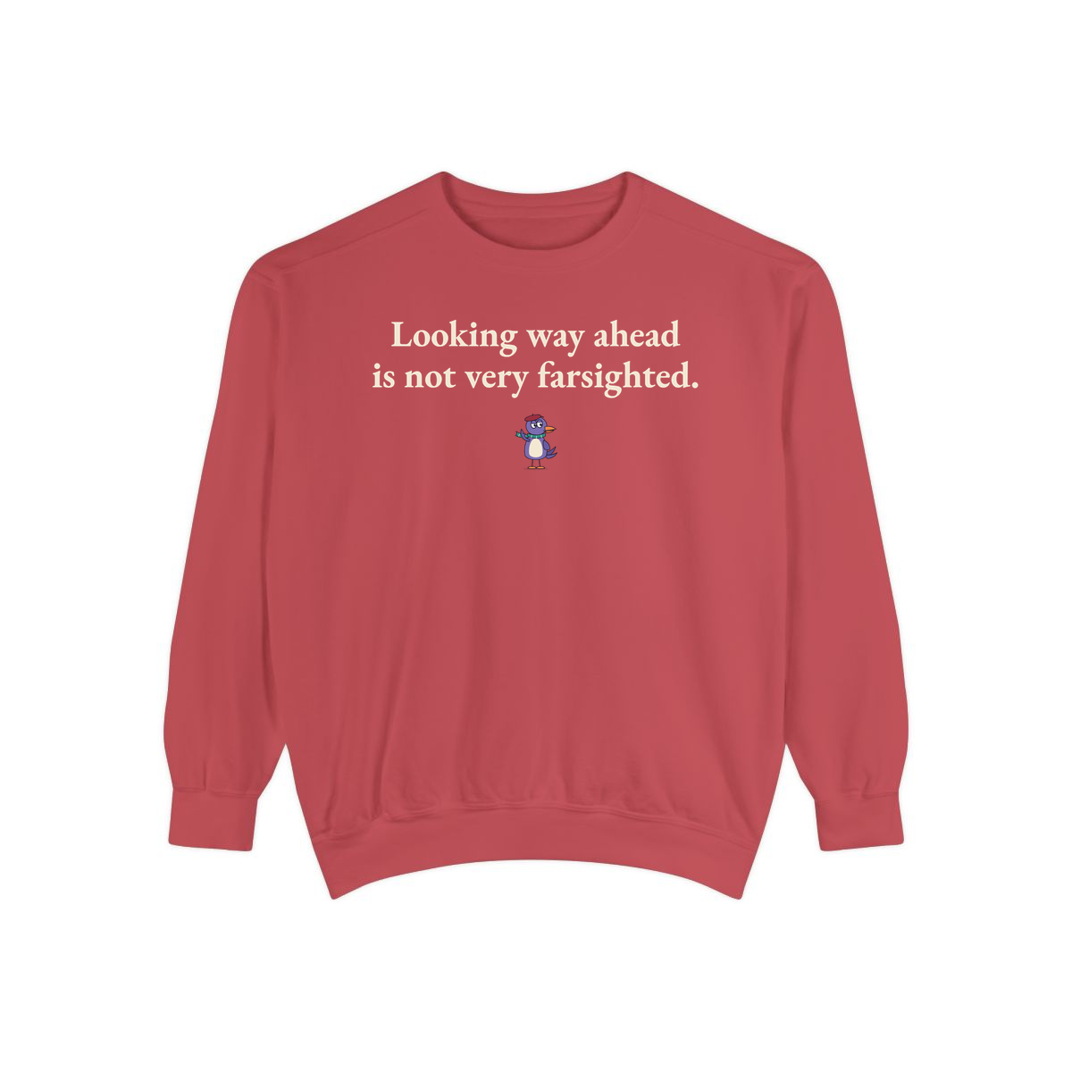 Comfort Colors sweatshirt, Crimson