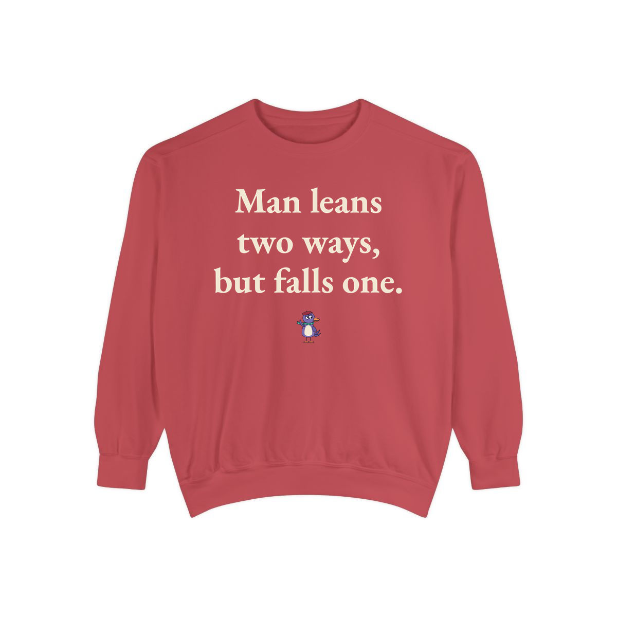 Comfort Colors sweatshirt, Crimson