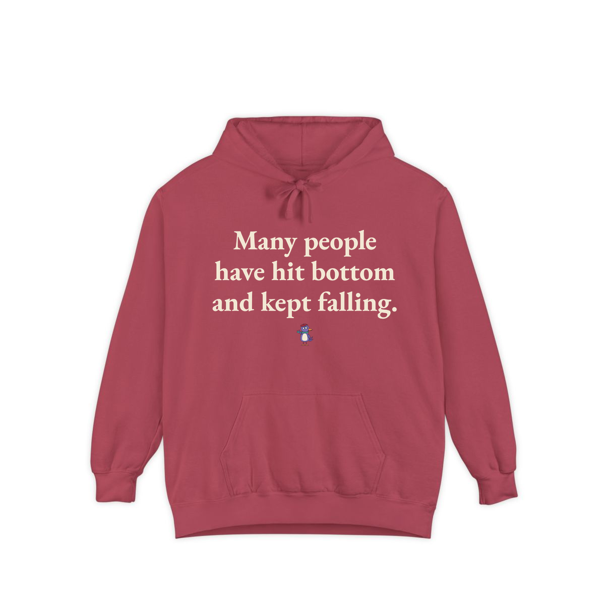 Comfort Colors hoodie, Crimson