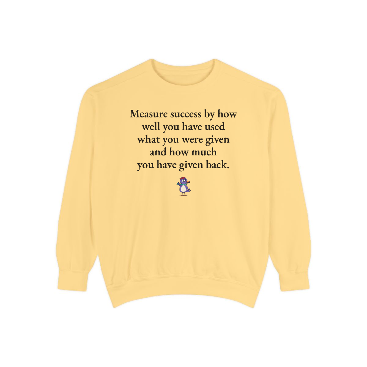 Comfort Colors sweatshirt, Butter