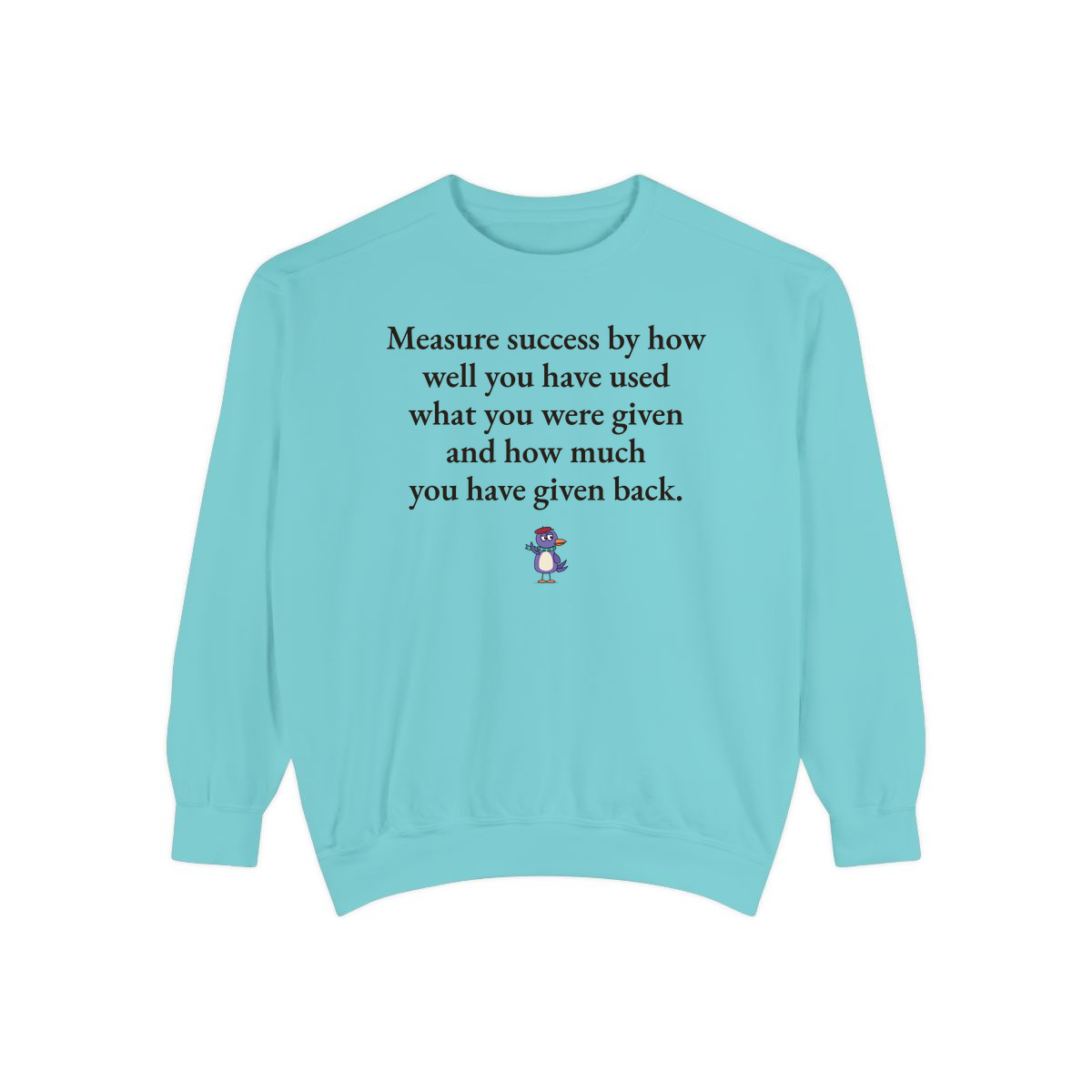 Comfort Colors sweatshirt, Chalky Mint