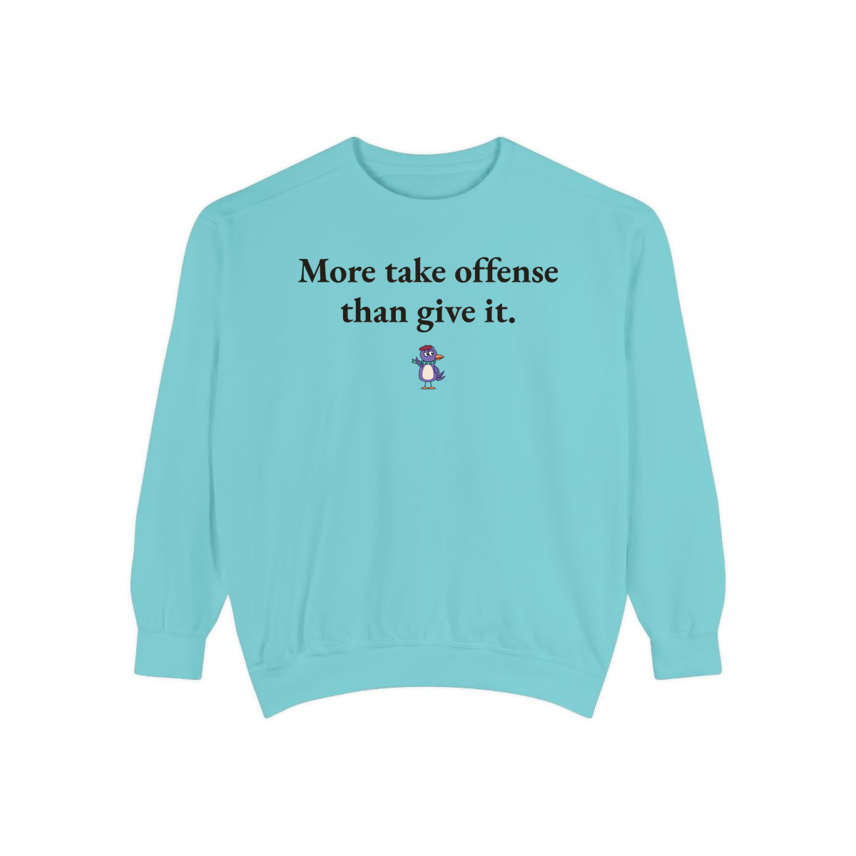 Comfort Colors sweatshirt, Chalky Mint