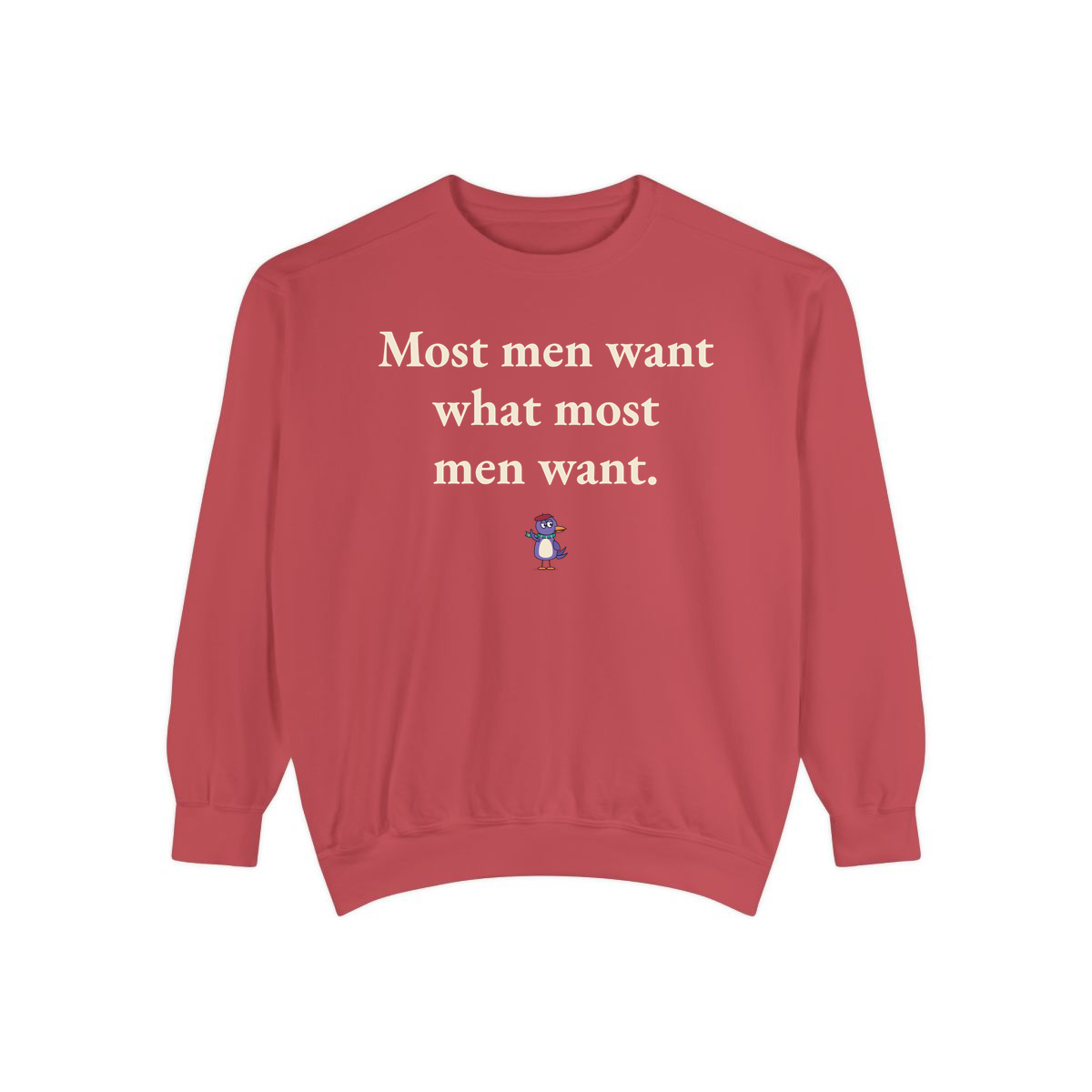 Comfort Colors sweatshirt, Crimson