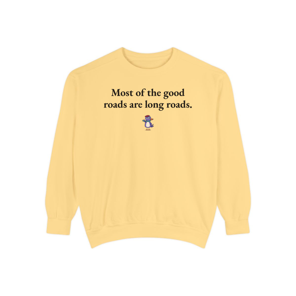 Comfort Colors sweatshirt, Butter