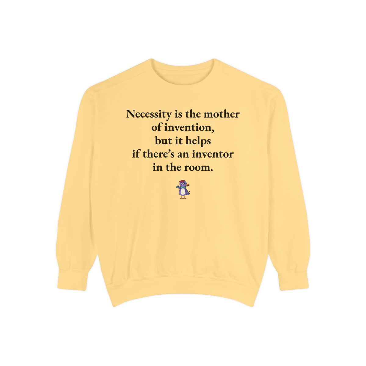 Comfort Colors sweatshirt, Butter