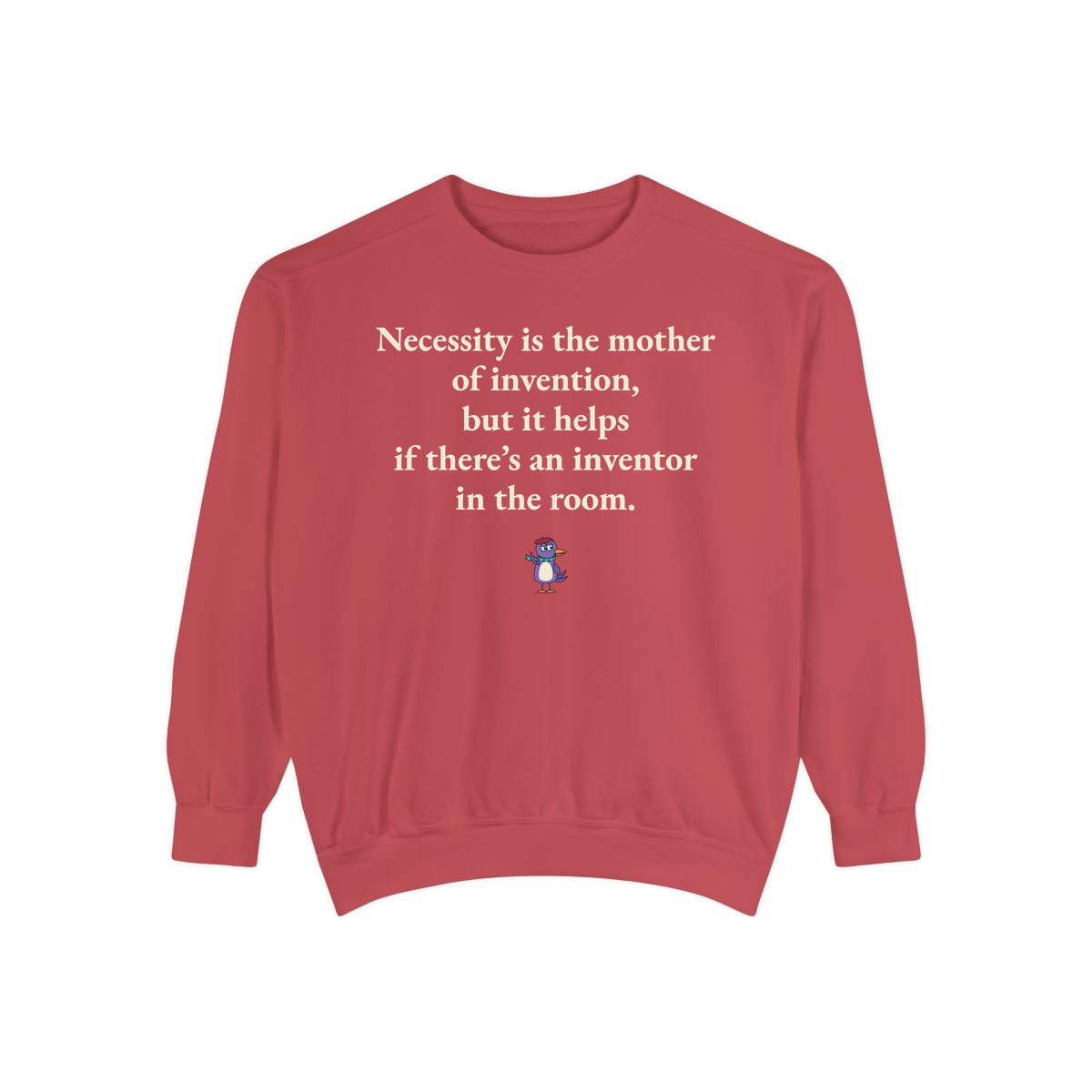 Comfort Colors sweatshirt, Crimson