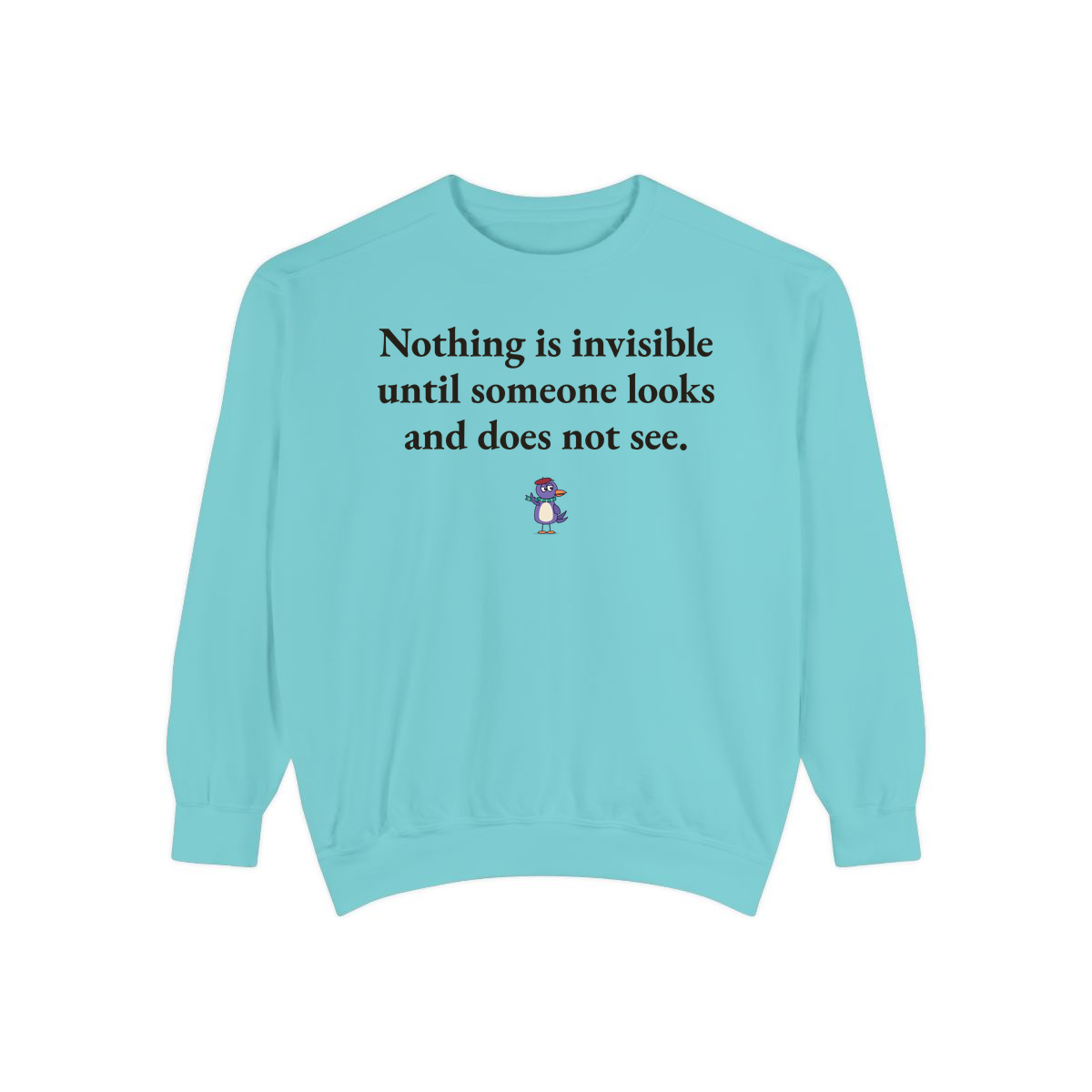 Comfort Colors sweatshirt, Chalky Mint