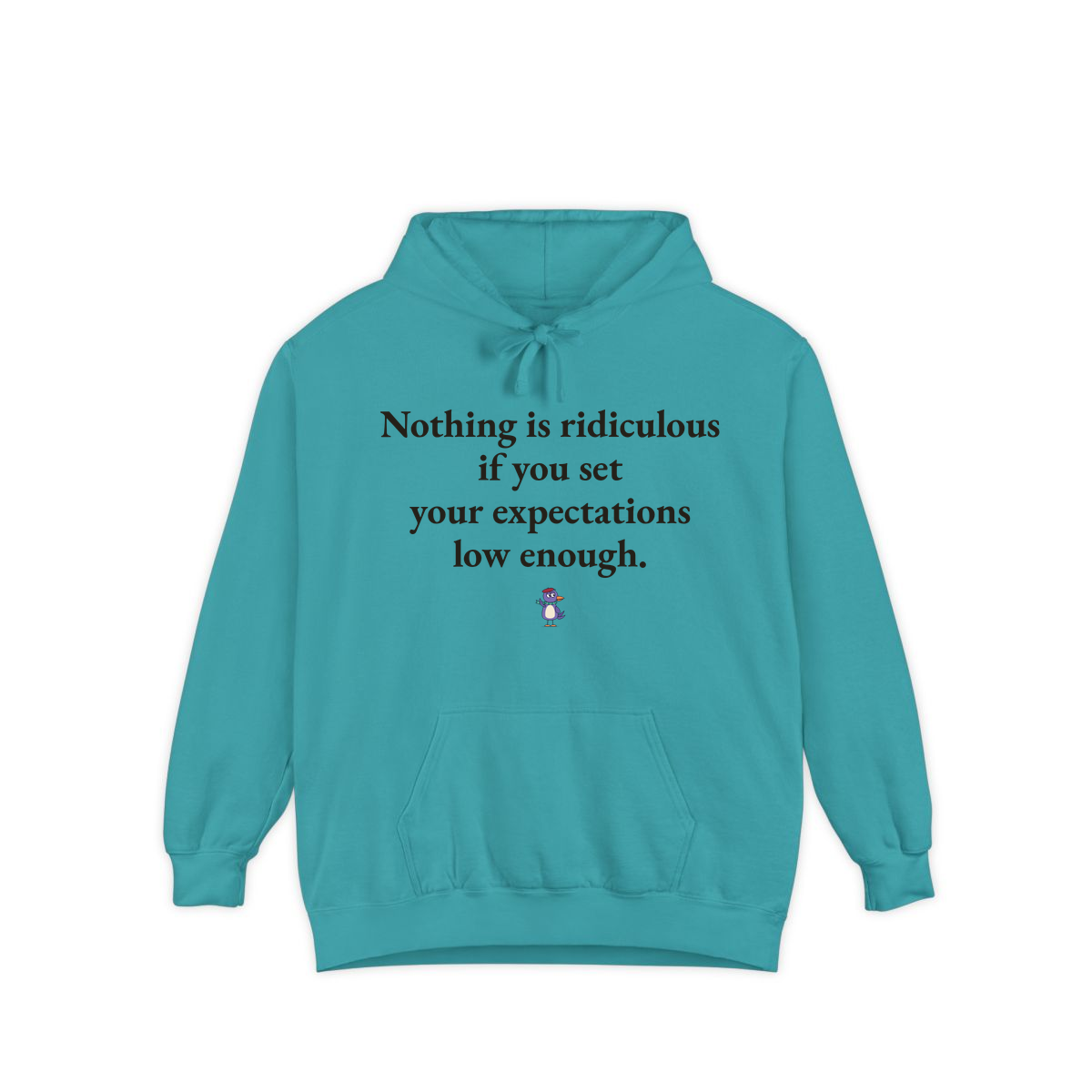 Comfort Colors hoodie, Seafoam