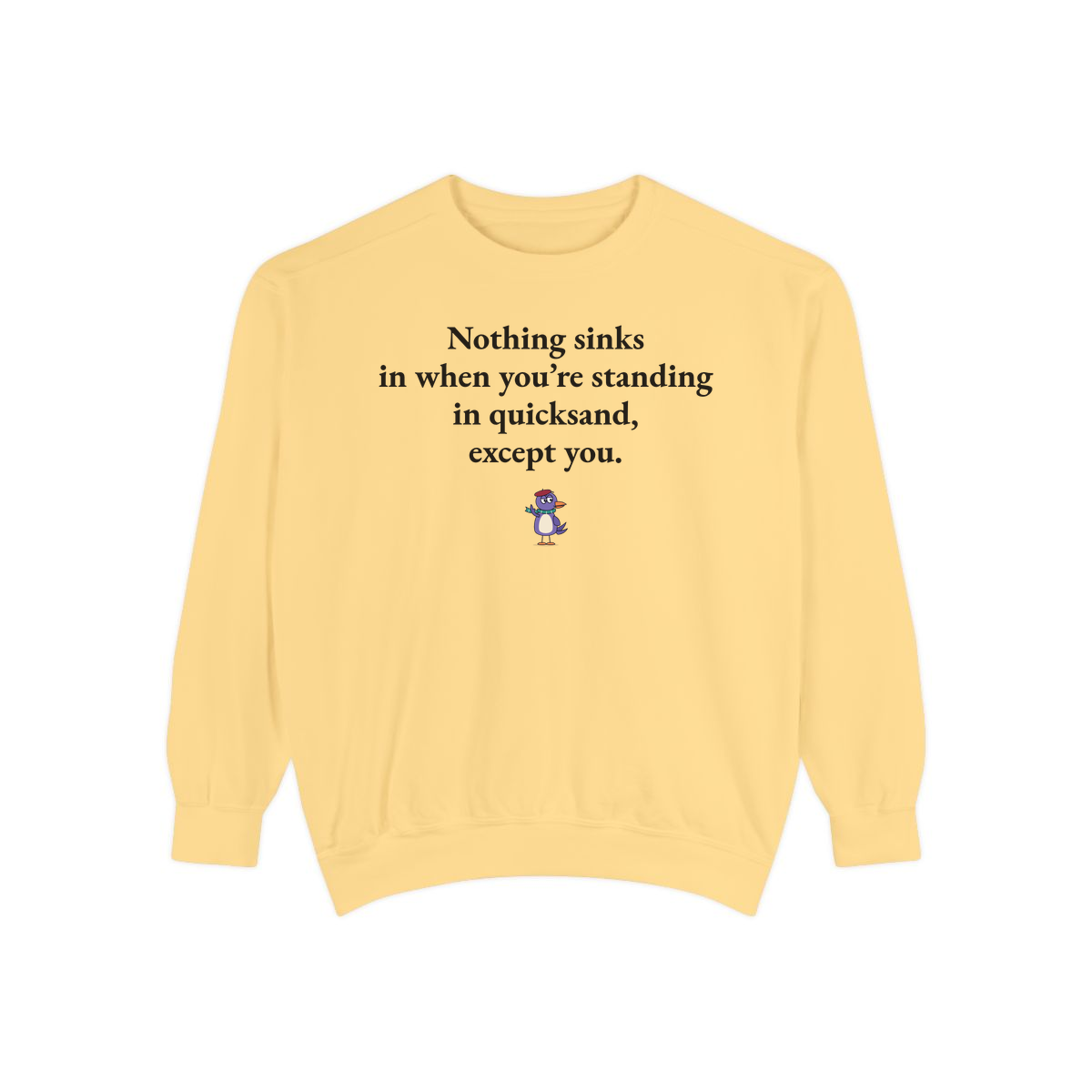 Comfort Colors sweatshirt, Butter