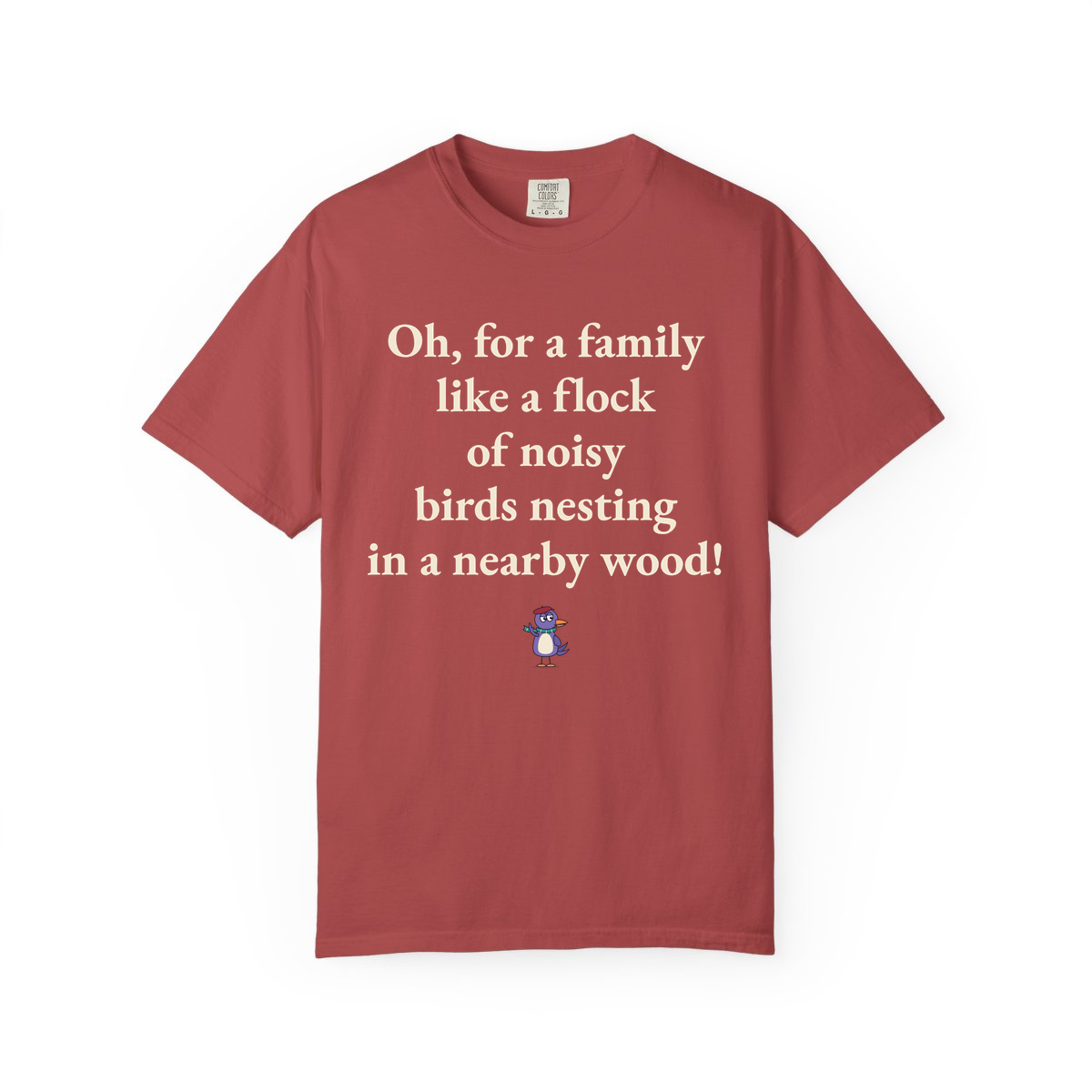 Comfort Colors tee, Crimson