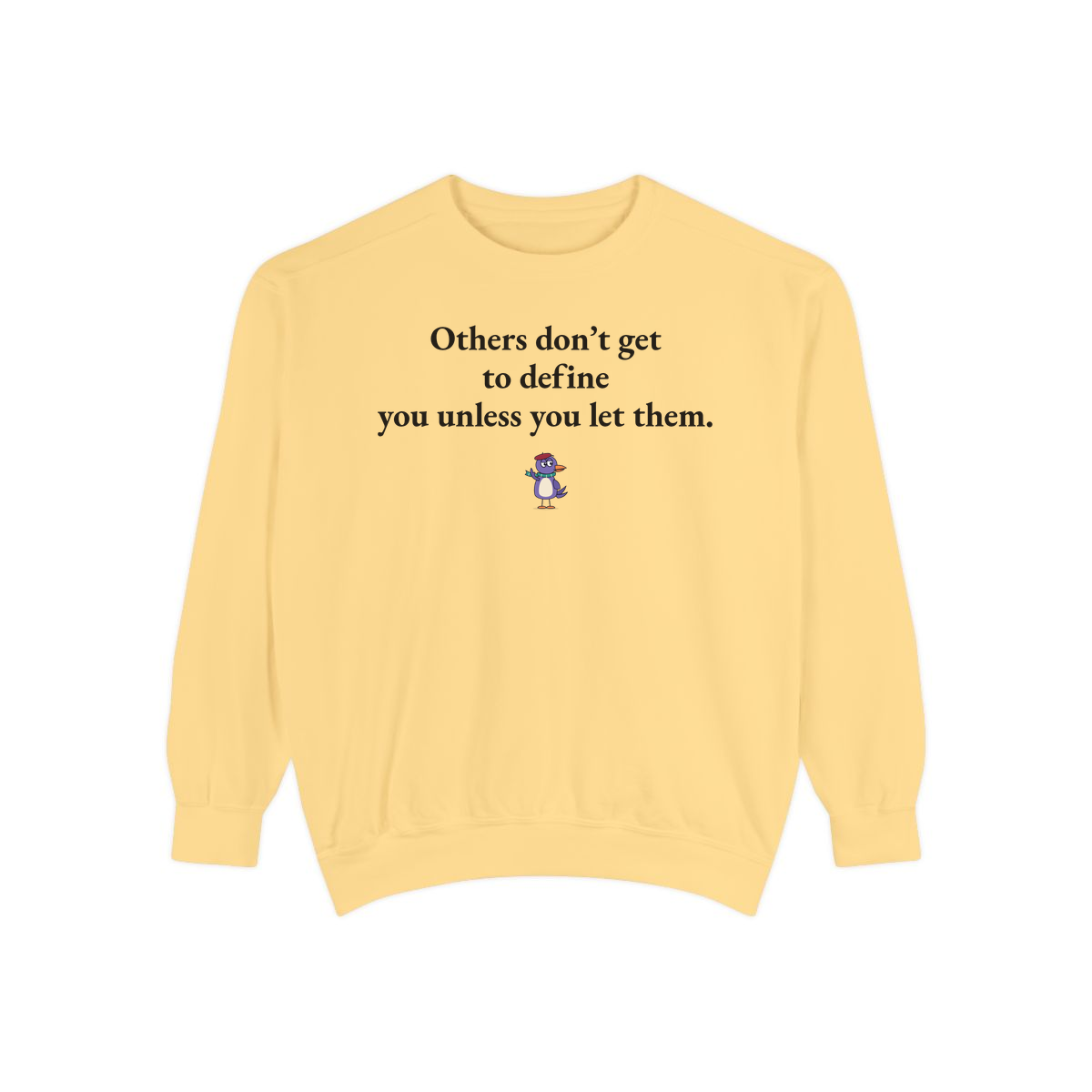 Comfort Colors sweatshirt, Butter