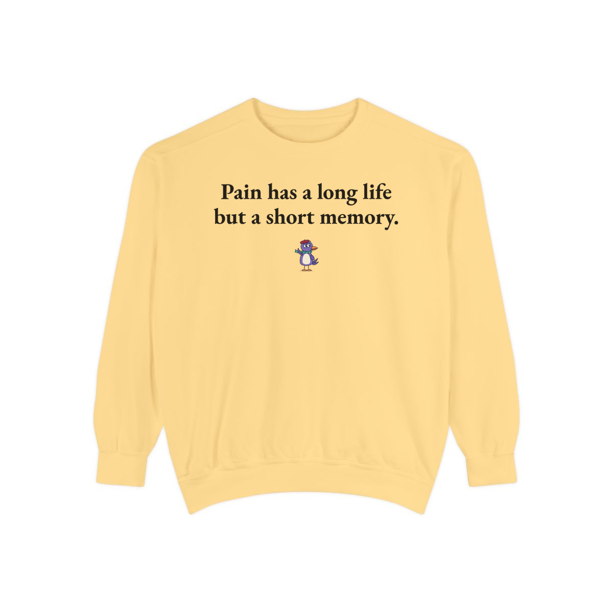 Comfort Colors sweatshirt, Butter