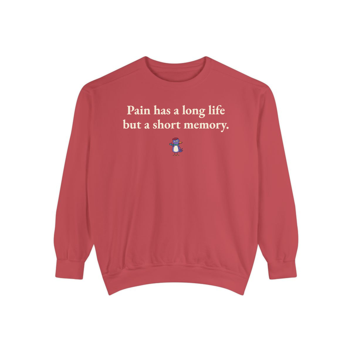 Comfort Colors sweatshirt, Crimson