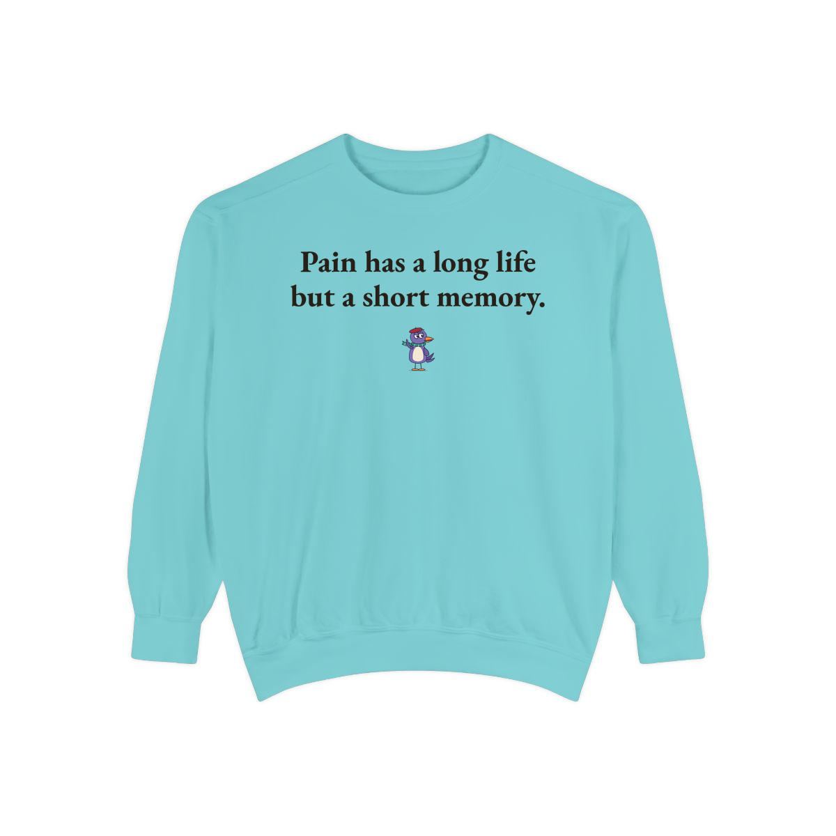 Comfort Colors sweatshirt, Chalky Mint