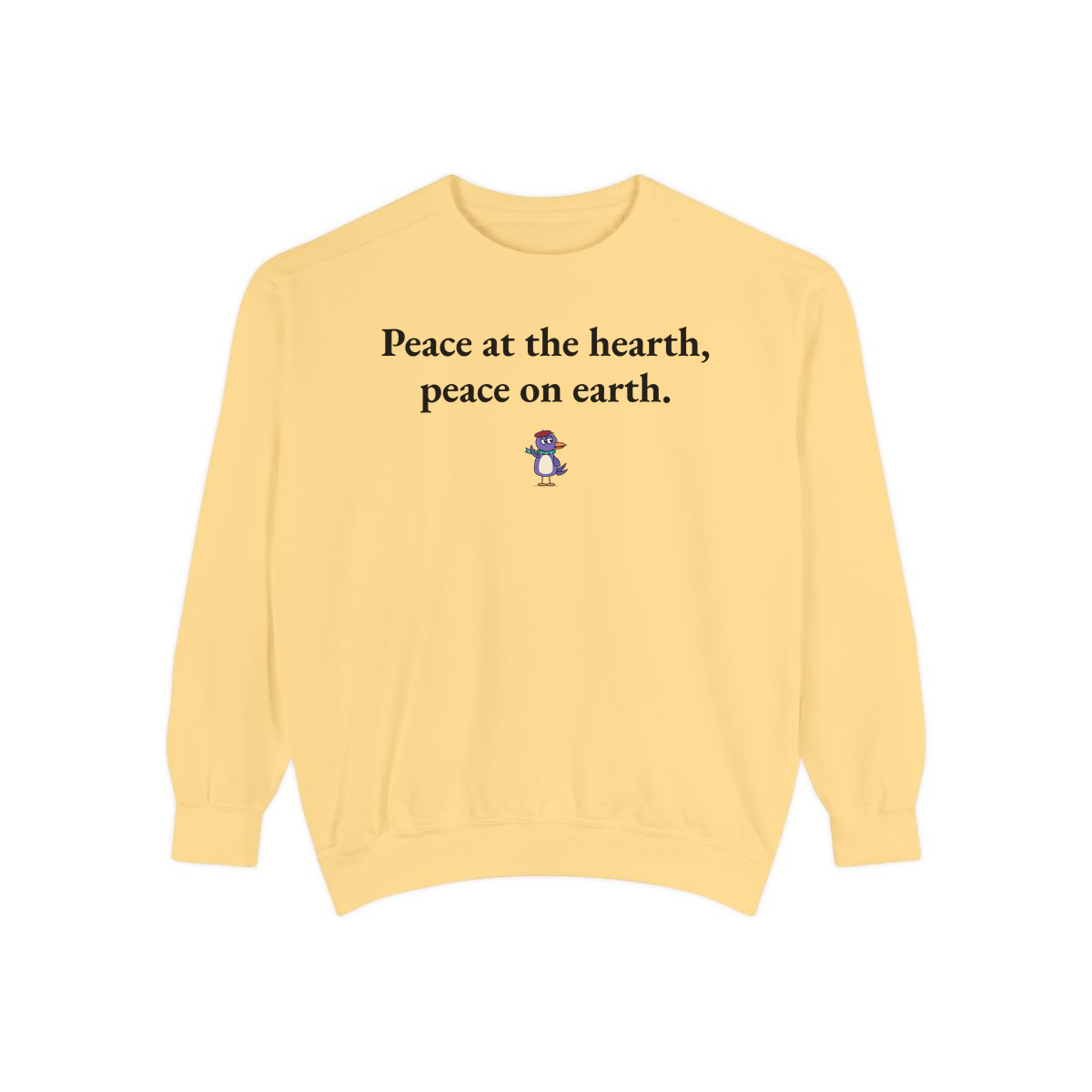 Comfort Colors sweatshirt, Butter