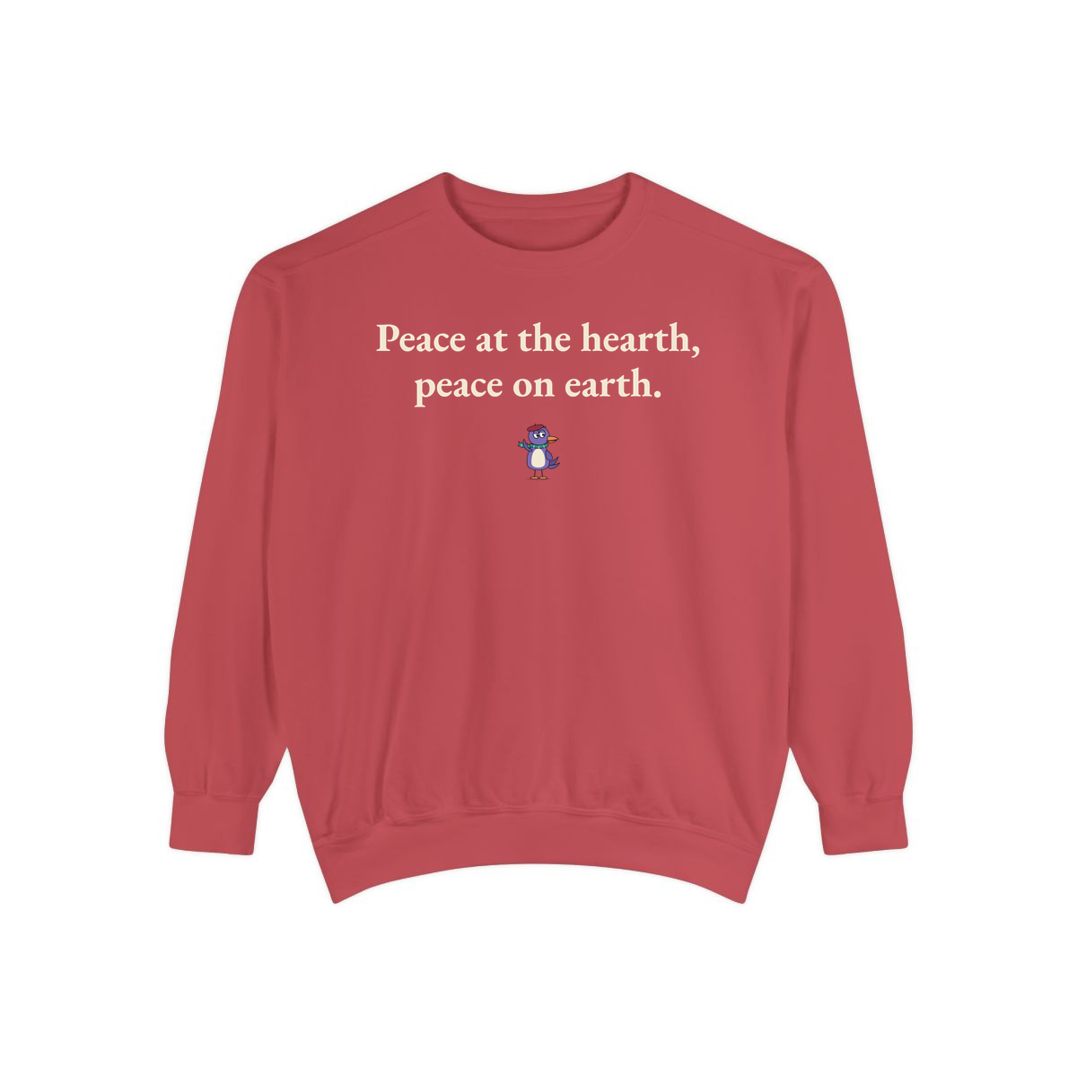 Comfort Colors sweatshirt, Crimson