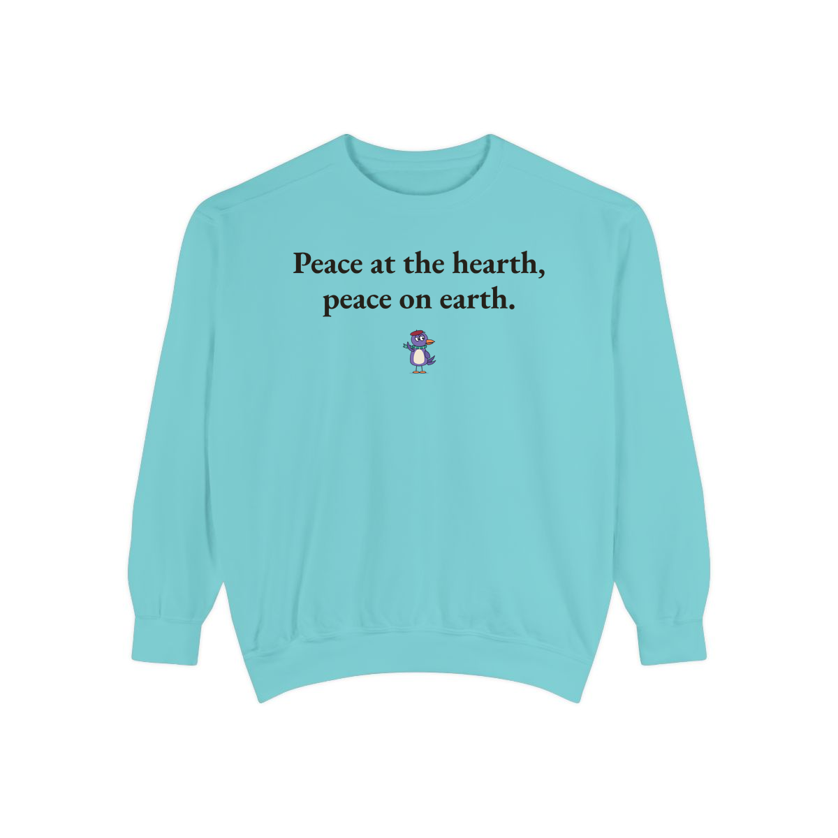 Comfort Colors sweatshirt, Chalky Mint