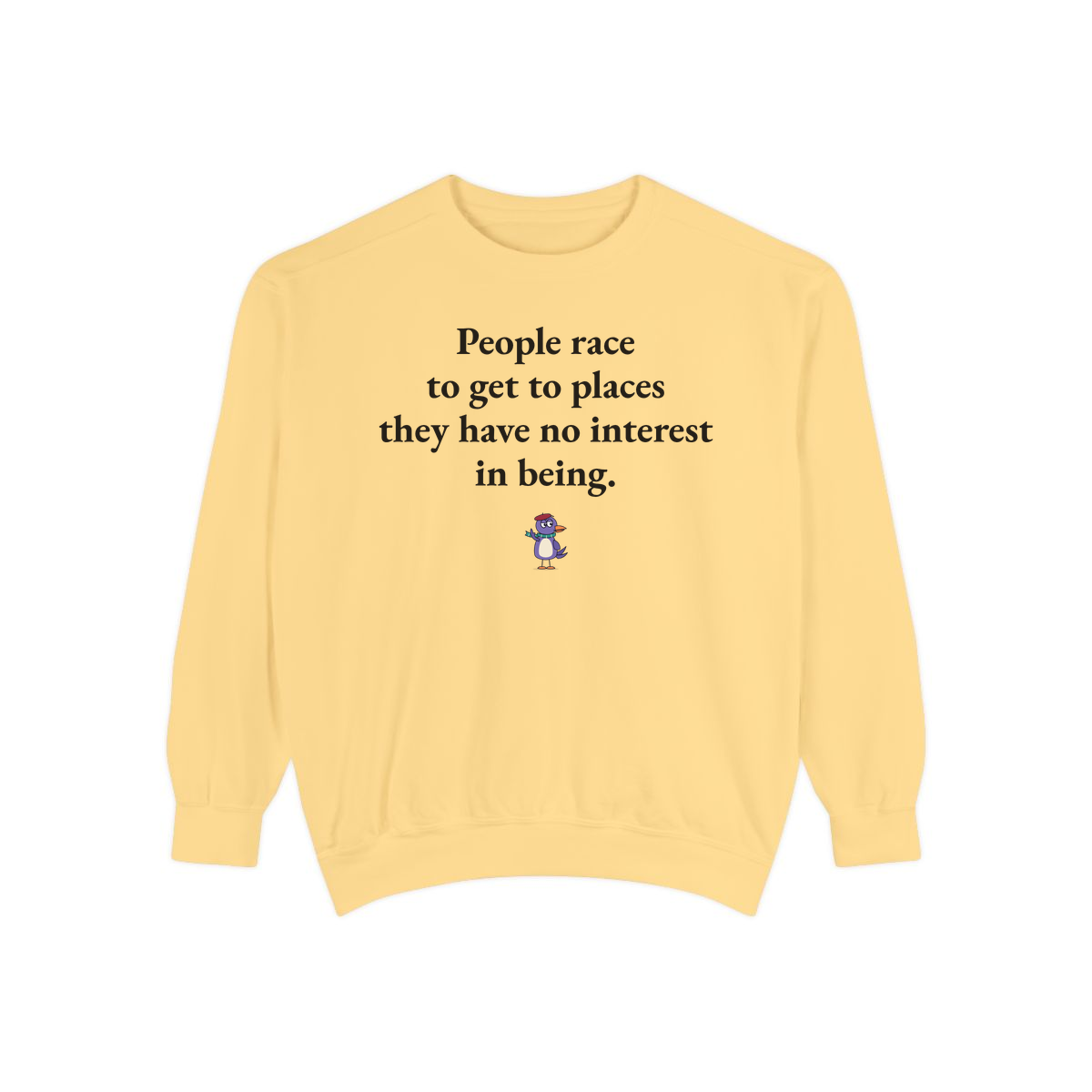 Comfort Colors sweatshirt, Butter