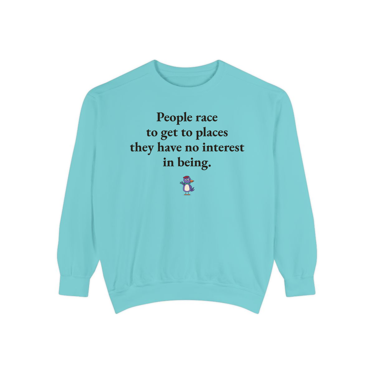 Comfort Colors sweatshirt, Chalky Mint
