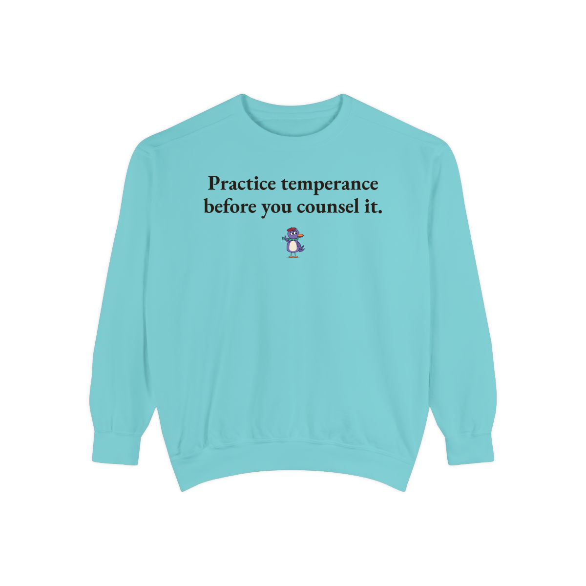 Comfort Colors sweatshirt, Chalky Mint