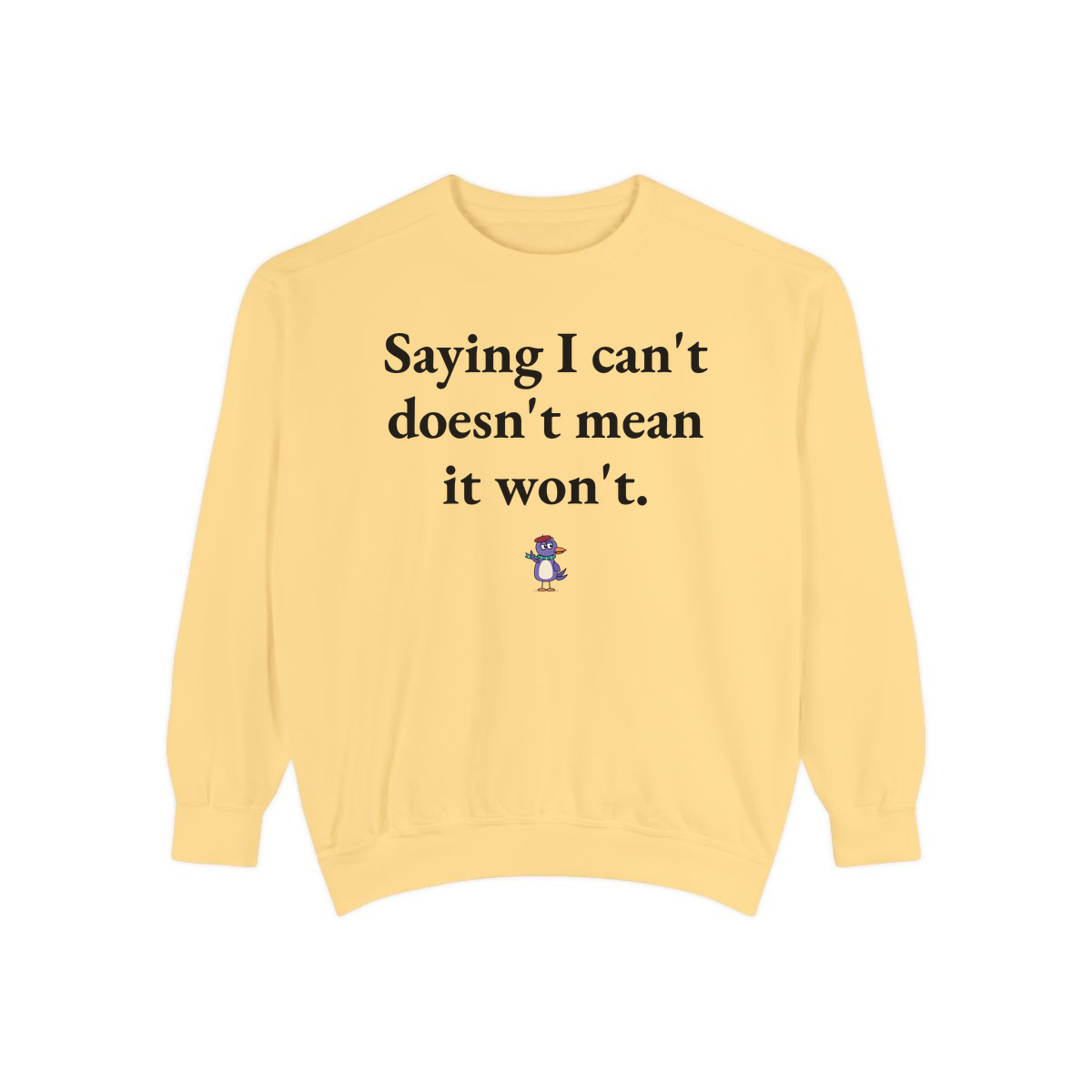 Comfort Colors sweatshirt, Butter