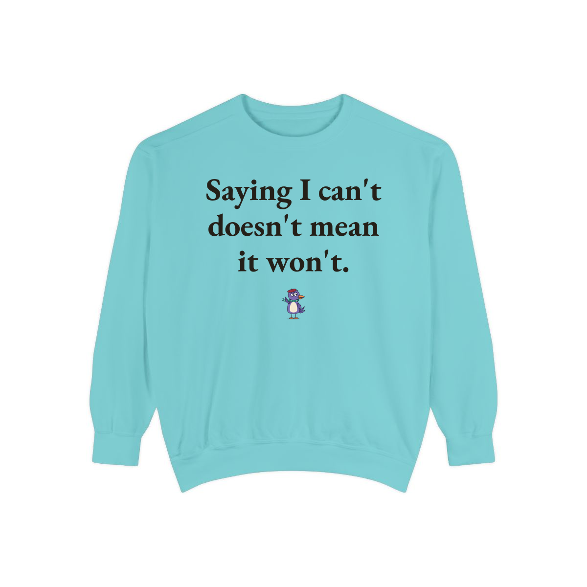 Comfort Colors sweatshirt, Chalky Mint